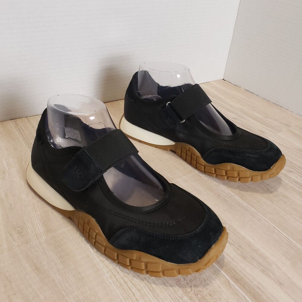 Project Cloud Donna Hitop Sneakers Women’s Sz 6 Black Suede Leather Memory Foam